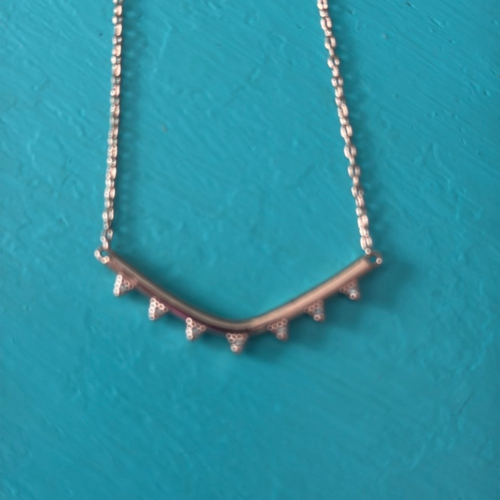 Stella & Dot Rose Gold Necklace Excellent
